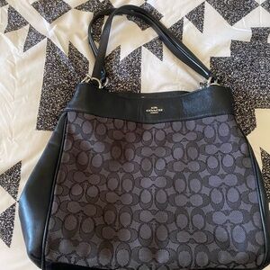 Coach Black and Gray Women's Bag